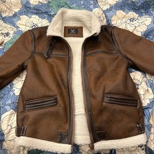 Men's Faux Leather Jacket